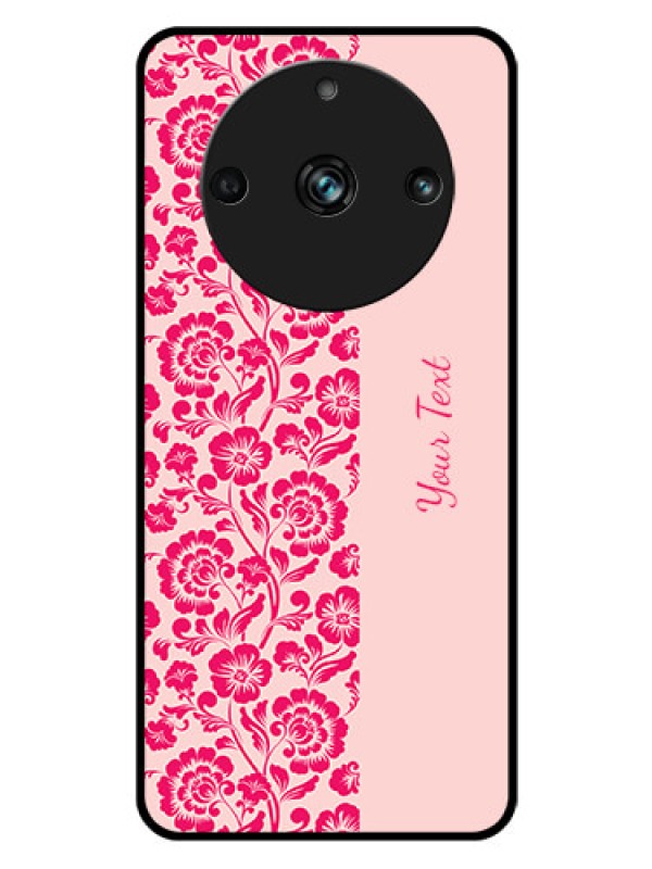 Custom Realme 11 Pro 5G Custom Glass Phone Case - Attractive Floral Pattern Design