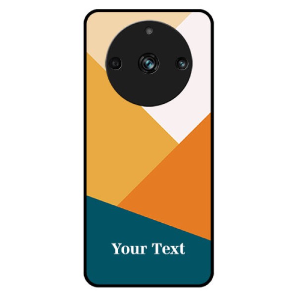Realme 11 Pro 5G Personalized Glass Phone Case - Stacked Multi-colour Design