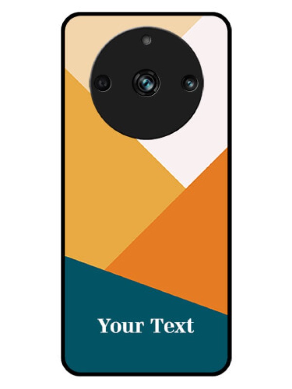 Custom Realme 11 Pro 5G Personalized Glass Phone Case - Stacked Multi-colour Design