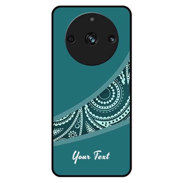 Realme 11 Pro 5G Photo Printing on Glass Case - semi visible floral Design Realme 11 Pro 5G Photo Printing on Glass Case - semi visible floral Design