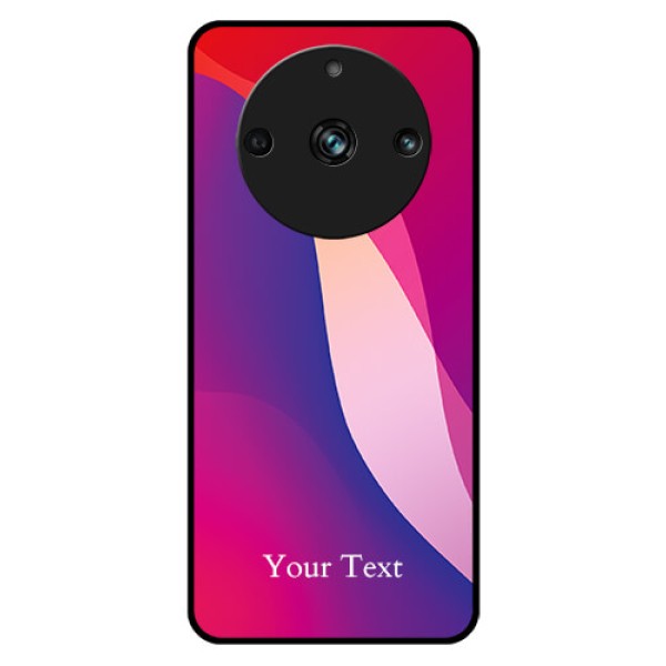 Realme 11 Pro 5G Personalized Glass Phone Case - Digital abstract Overlap Design Realme 11 Pro 5G Personalized Glass Phone Case - Digital abstract Overlap Design