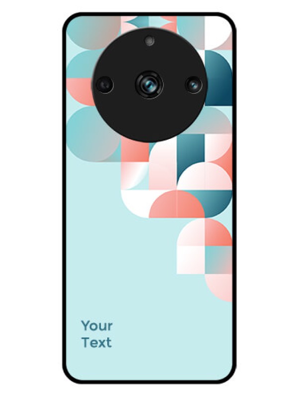 Custom Realme 11 Pro 5G Custom Glass Phone Case - Stylish Semi-circle Pattern Design
