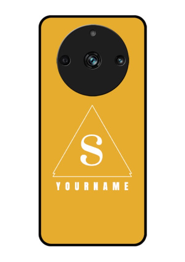 Realme 11 Pro 5G Personalized Glass Phone Case - simple triangle Design
