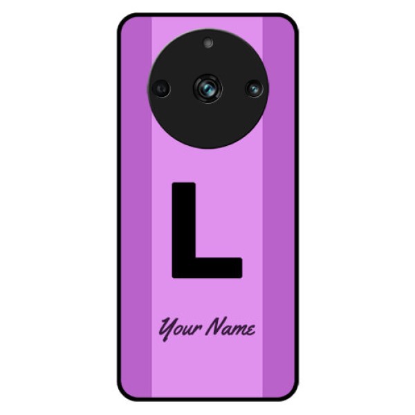 Realme 11 Pro 5G Custom Glass Phone Case - Tricolor custom text Design Realme 11 Pro 5G Custom Glass Phone Case - Tricolor custom text Design