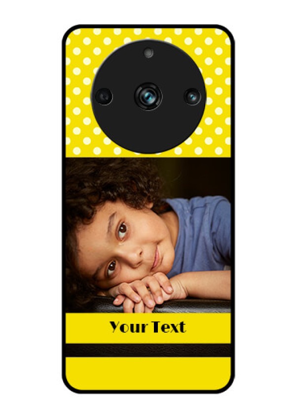 Realme 11 Pro Plus 5G Custom Glass Phone Case - Bright Yellow Case Design