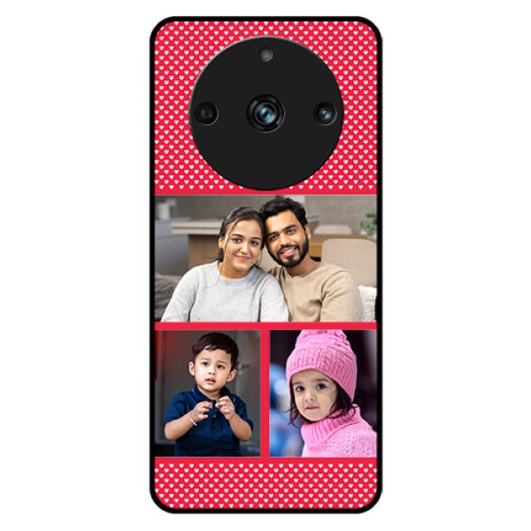 Realme 11 Pro Plus 5G Personalized Glass Phone Case - Bulk Pic Upload Design