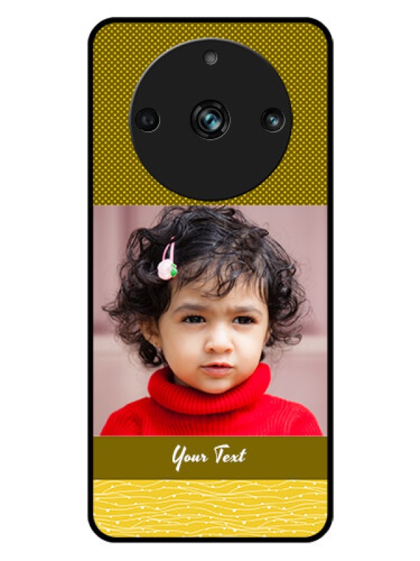 Custom Realme 11 Pro Plus 5G Custom Glass Phone Case - Simple Green Color Design