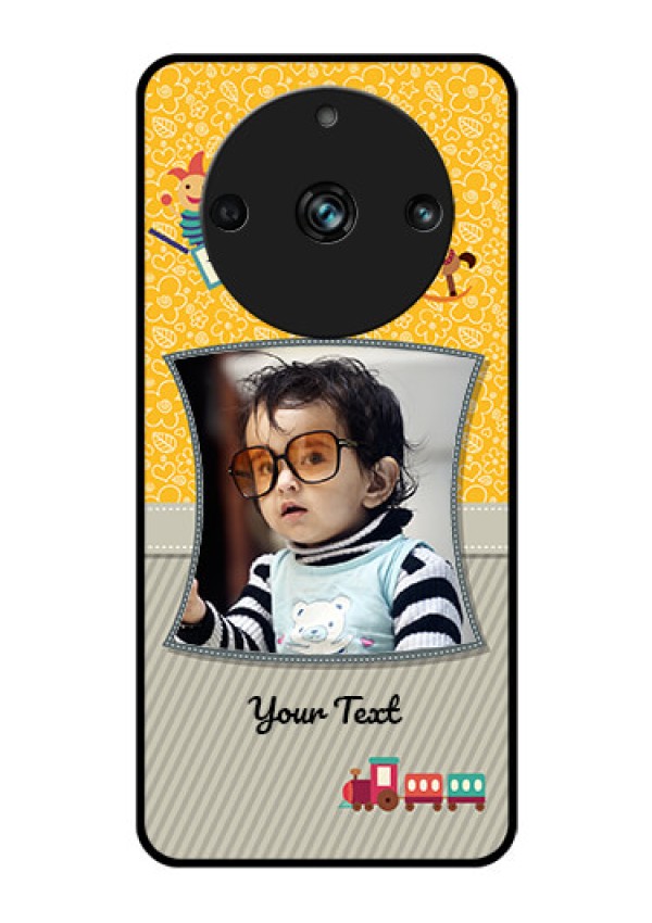 Realme 11 Pro Plus 5G Personalized Glass Phone Case - Baby Picture Upload Design