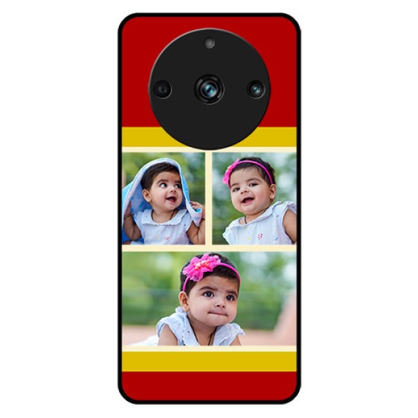 Realme 11 Pro Plus 5G Custom Glass Mobile Case - Multiple Pic Upload Design Realme 11 Pro Plus 5G Custom Glass Mobile Case - Multiple Pic Upload Design