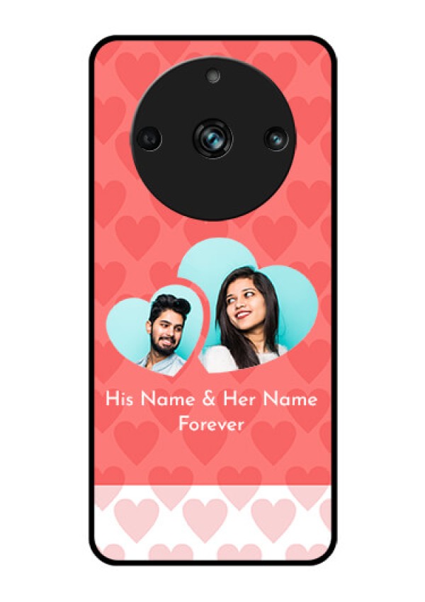 Realme 11 Pro Plus 5G Personalized Glass Phone Case - Couple Pic Upload Design