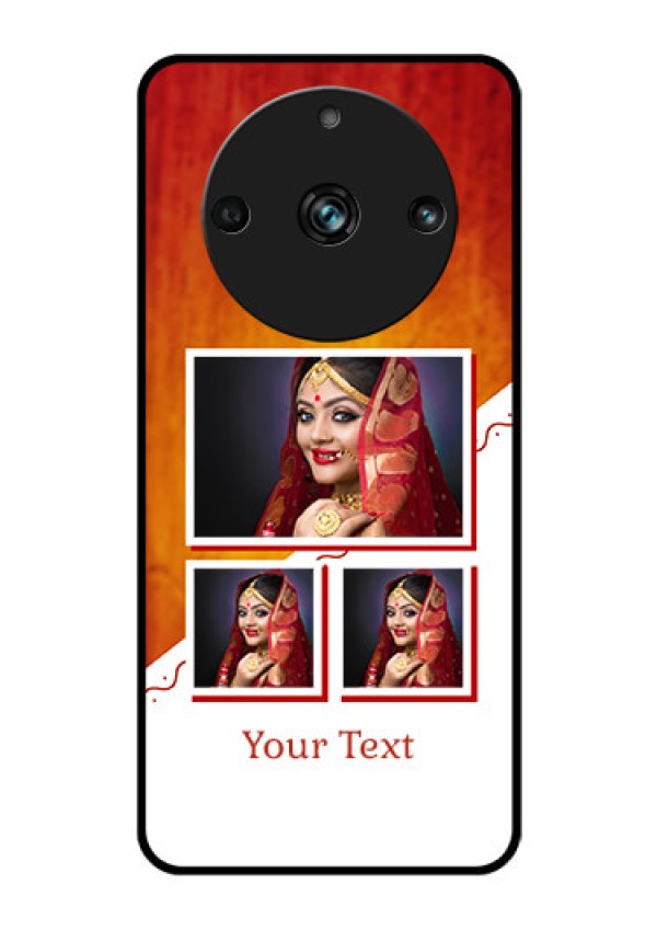 Realme 11 Pro Plus 5G Custom Glass Phone Case - Wedding Memories Design