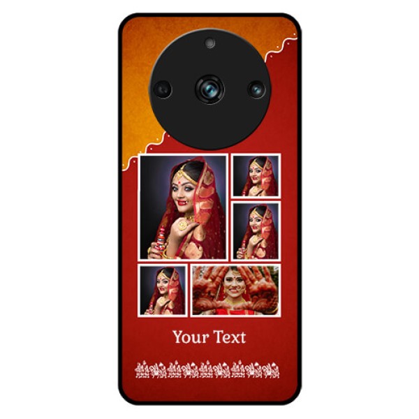 Realme 11 Pro Plus 5G Personalized Glass Phone Case - Wedding Pic Upload Design Realme 11 Pro Plus 5G Personalized Glass Phone Case - Wedding Pic Upload Design