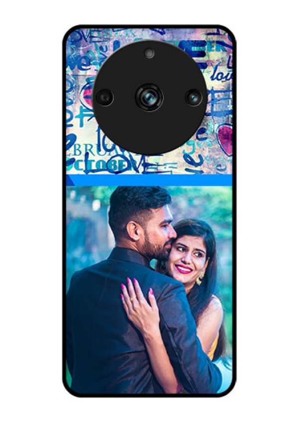 Realme 11 Pro Plus 5G Custom Glass Mobile Case - Colorful Love Design