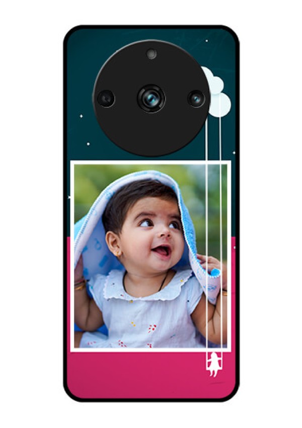 Realme 11 Pro Plus 5G Custom Glass Phone Case - Cute Girl with Cloud Design