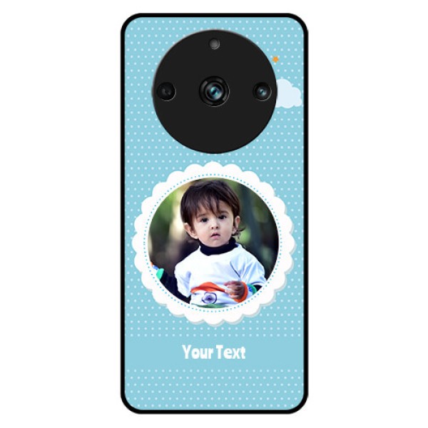 Realme 11 Pro Plus 5G Personalised Glass Phone Case - Violet Pattern Design