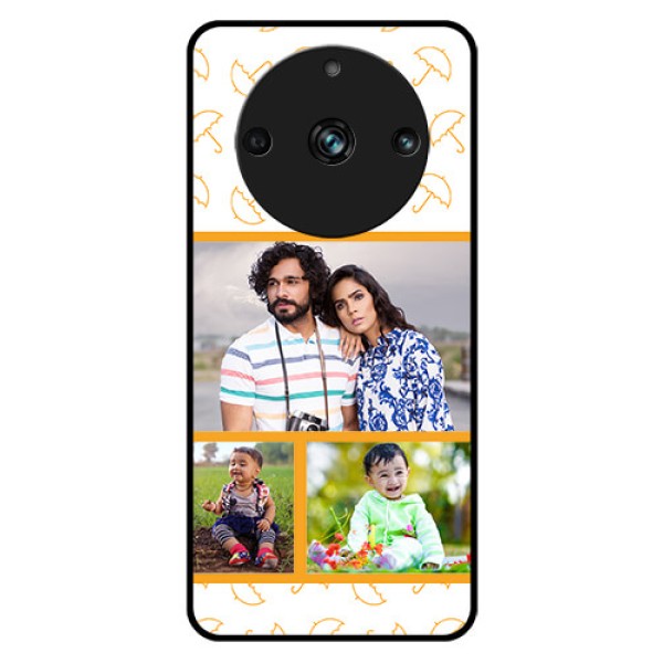 Realme 11 Pro Plus 5G Custom Glass Mobile Case - Yellow Pattern Design