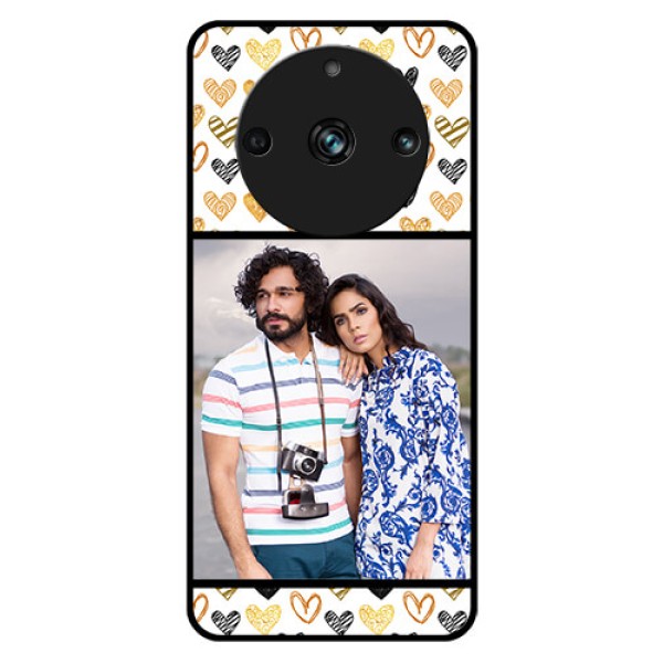 Realme 11 Pro Plus 5G Photo Printing on Glass Case - Love Symbol Design