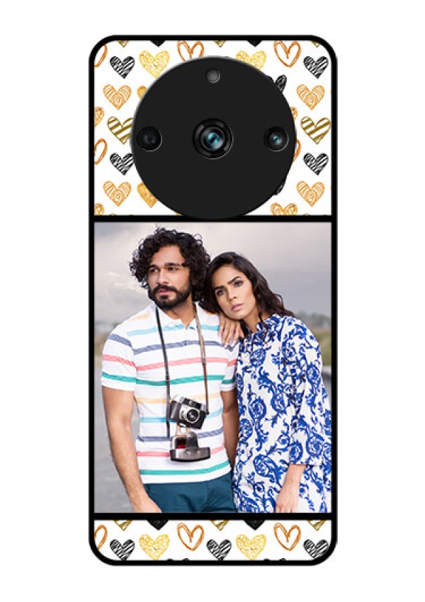 Realme 11 Pro Plus 5G Photo Printing on Glass Case - Love Symbol Design