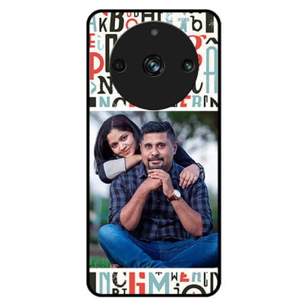 Realme 11 Pro Plus 5G Personalized Glass Phone Case - Alphabet Design
