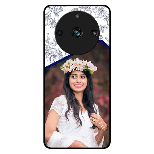 Realme 11 Pro Plus 5G Personalized Glass Phone Case - Premium Floral Design