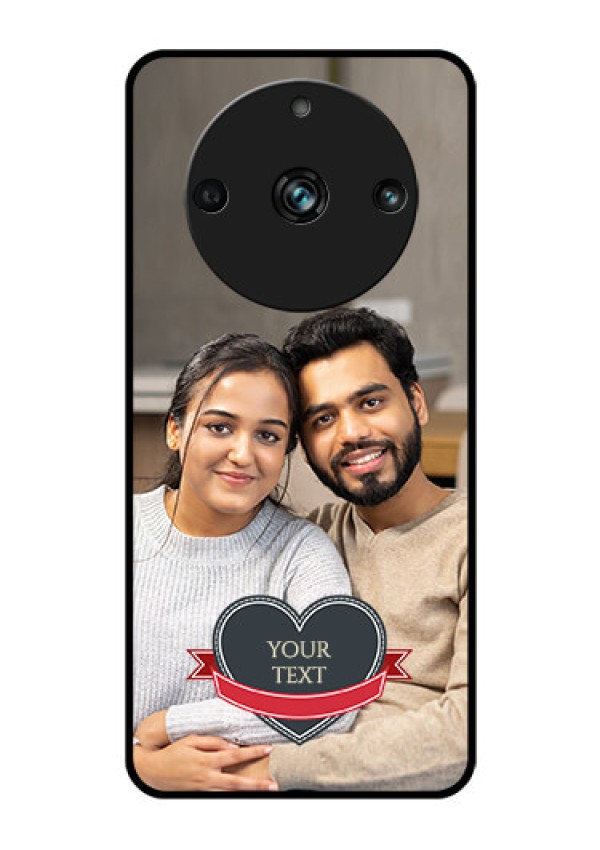 Realme 11 Pro Plus 5G Custom Glass Phone Case - Just Married Couple Design