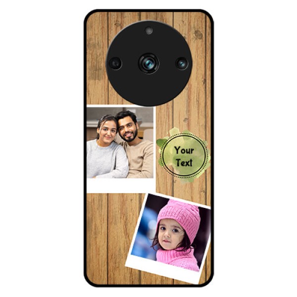 Realme 11 Pro Plus 5G Custom Glass Phone Case - Wooden Texture Design