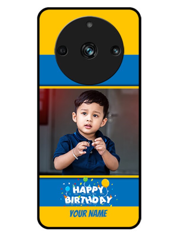 Custom Realme 11 Pro Plus 5G Custom Glass Mobile Case - Birthday Wishes Design