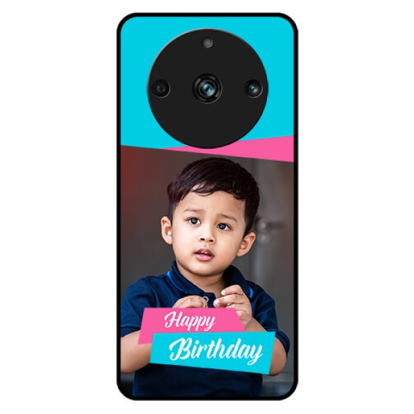 Realme 11 Pro Plus 5G Personalized Glass Phone Case - Image Holder with 2 Color Design