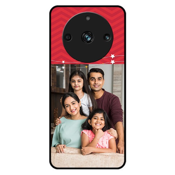 Realme 11 Pro Plus 5G Personalized Glass Phone Case - Happy Family Design