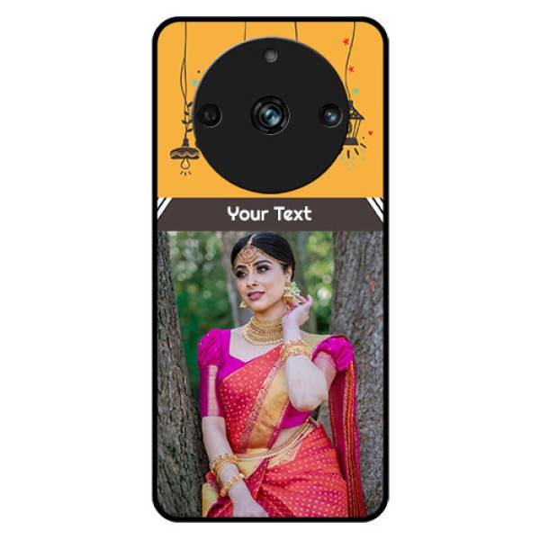 Realme 11 Pro Plus 5G Custom Glass Mobile Case - with Family Picture and Icons