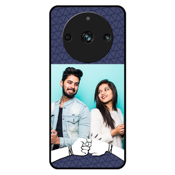 Realme 11 Pro Plus 5G Photo Printing on Glass Case - with Best Friends Design Realme 11 Pro Plus 5G Photo Printing on Glass Case - with Best Friends Design