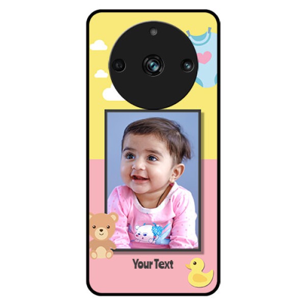 Realme 11 Pro Plus 5G Photo Printing on Glass Case - Kids 2 Color Design