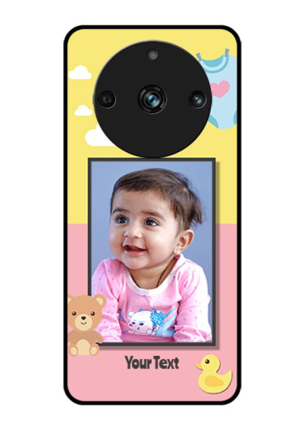 Realme 11 Pro Plus 5G Photo Printing on Glass Case - Kids 2 Color Design