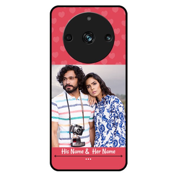 Realme 11 Pro Plus 5G Photo Printing on Glass Case - Simple Love Design