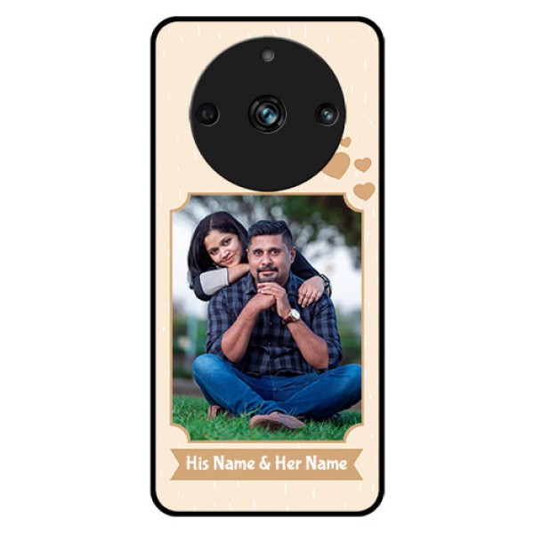 Realme 11 Pro Plus 5G Custom Glass Phone Case - with confetti love design