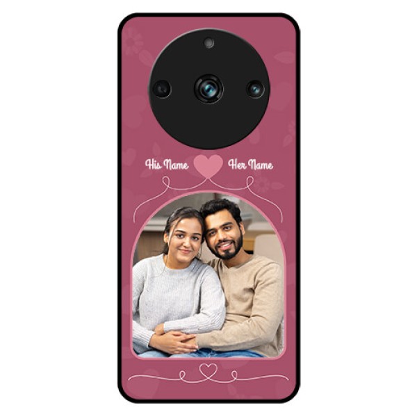 Realme 11 Pro Plus 5G Photo Printing on Glass Case - Love Floral Design