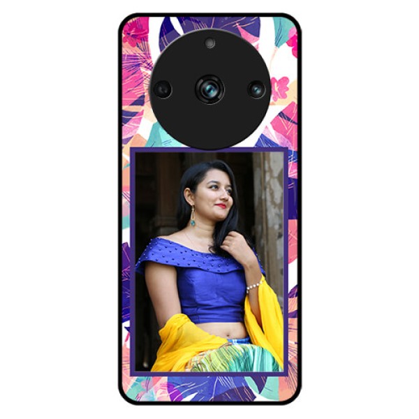 Realme 11 Pro Plus 5G Custom Glass Mobile Case - Abstract Floral Design