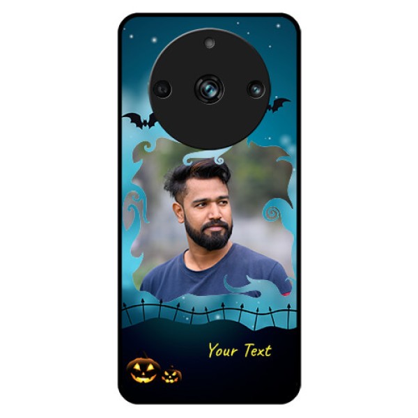 Realme 11 Pro Plus 5G Custom Glass Phone Case - Halloween frame design