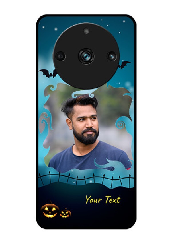Realme 11 Pro Plus 5G Custom Glass Phone Case - Halloween frame design