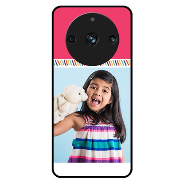 Realme 11 Pro Plus 5G Personalized Glass Phone Case - Line art design