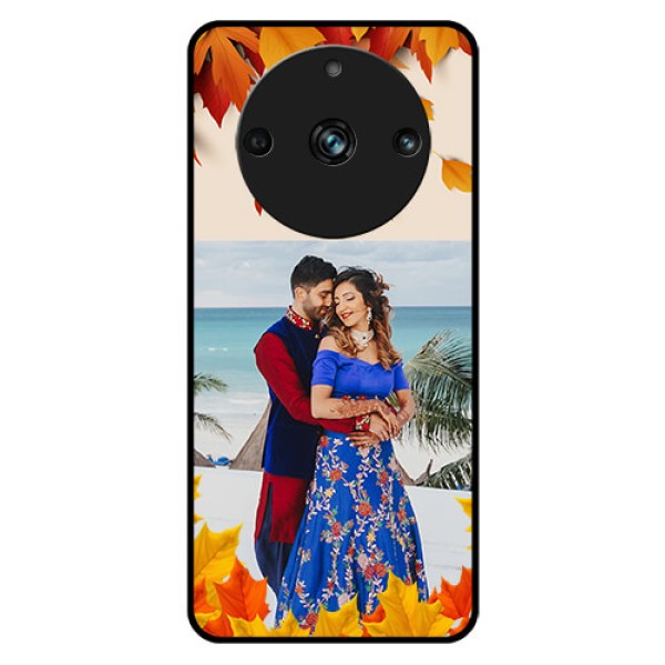 Realme 11 Pro Plus 5G Photo Printing on Glass Case - Autumn Maple Leaves Design Realme 11 Pro Plus 5G Photo Printing on Glass Case - Autumn Maple Leaves Design