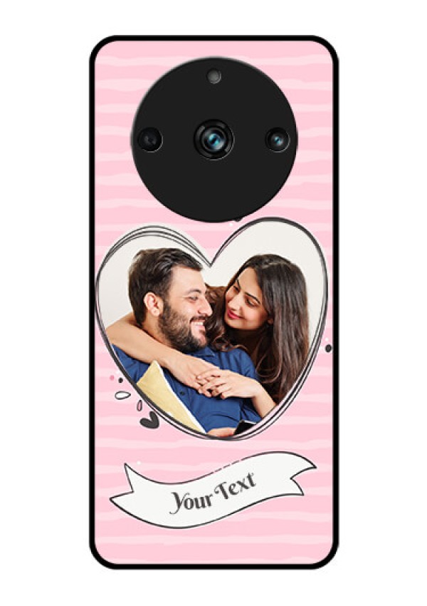 Realme 11 Pro Plus 5G Custom Glass Phone Case - Vintage Heart Design