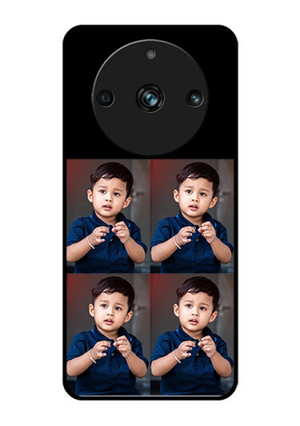 Realme 11 Pro Plus 5G 4 Image Holder on Glass Mobile Cover