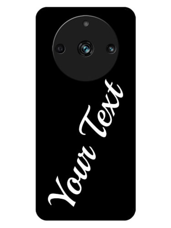 Custom Realme 11 Pro Plus 5G Custom Glass Mobile Cover with Your Name