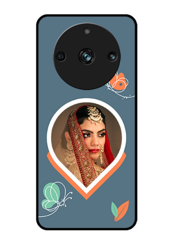 Realme 11 Pro Plus 5G Custom Glass Mobile Case - Droplet Butterflies Design