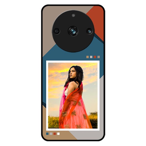 Realme 11 Pro Plus 5G Personalized Glass Phone Case - Retro color pallet Design Realme 11 Pro Plus 5G Personalized Glass Phone Case - Retro color pallet Design