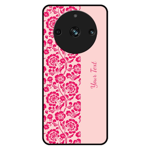 Realme 11 Pro Plus 5G Custom Glass Phone Case - Attractive Floral Pattern Design Realme 11 Pro Plus 5G Custom Glass Phone Case - Attractive Floral Pattern Design