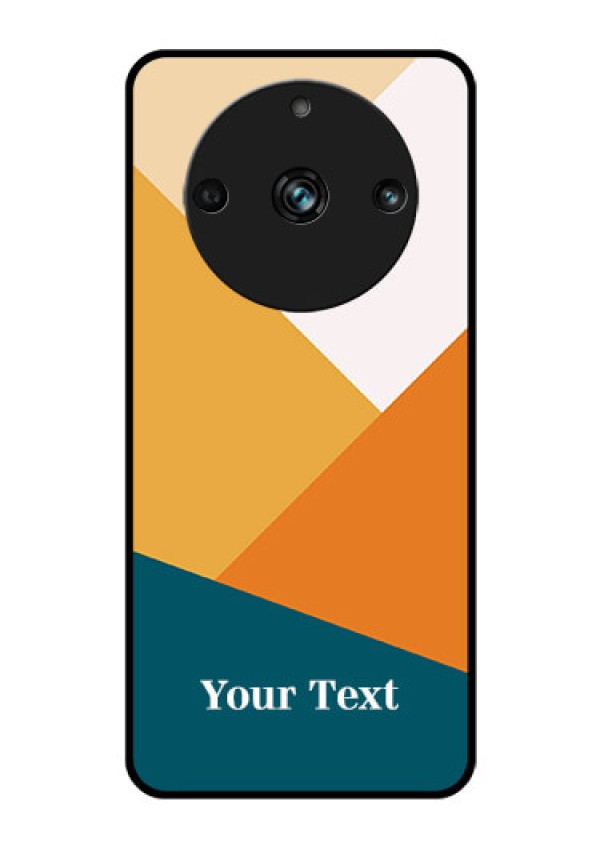 Realme 11 Pro Plus 5G Personalized Glass Phone Case - Stacked Multi-colour Design