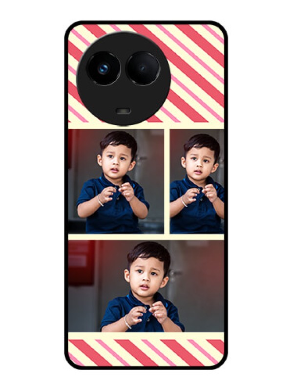 Custom Realme 11x 5G Personalized Glass Phone Case - Picture Upload Mobile Case Design