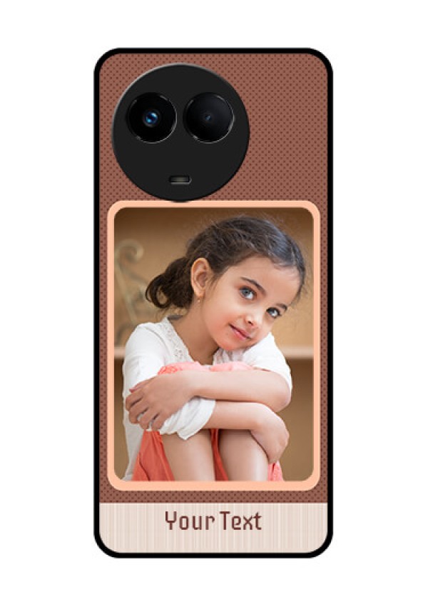 Realme 11x 5G Custom Glass Phone Case - Simple Pic Upload Design
